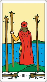 3 der Stäbe