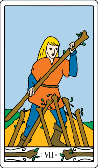 7 der Stäbe