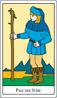 Page der Stäbe